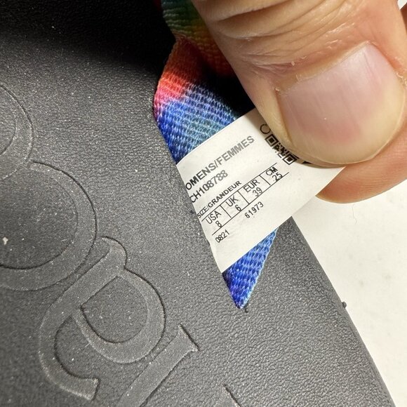 Chaco Chillos Womens Rainbow Tie Dye Flip Flop Thong Sandals Size 8 - Picture 7 of 8